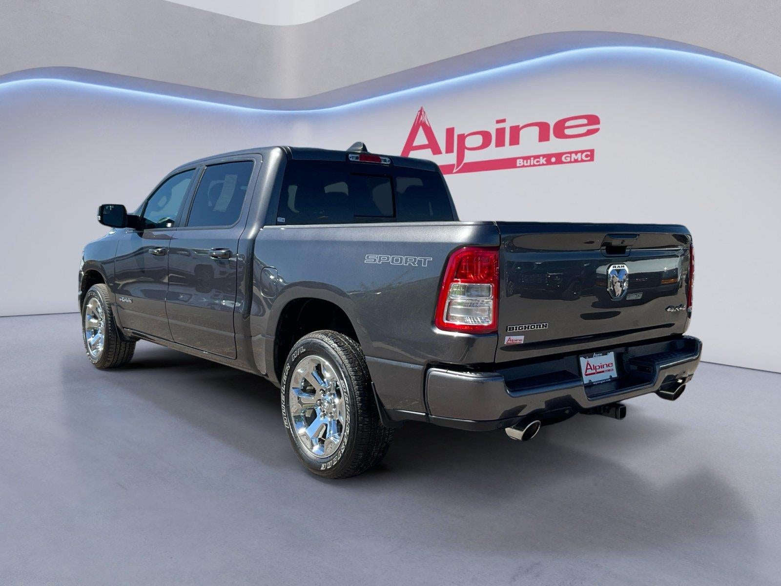 2022 RAM 1500 — rear three-quarter view