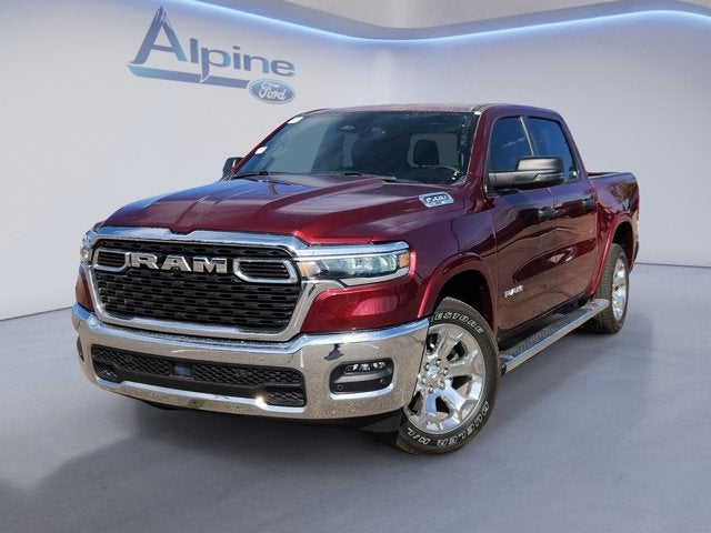 2025 RAM 1500 Big Horn/Lone Star in Delmonico Red Pearlcoat — front three-quarter view