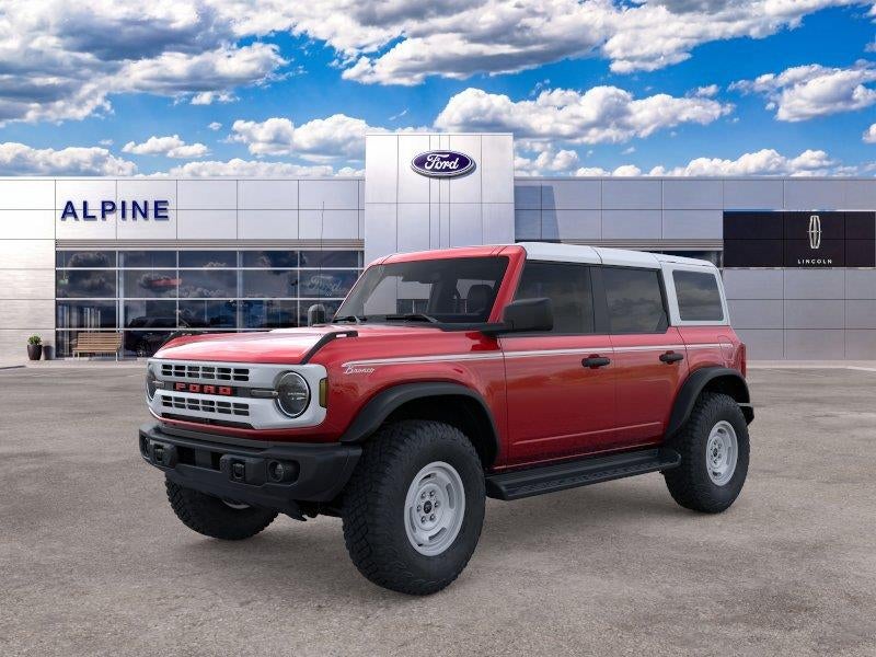 2026 Ford Bronco Heritage Edition in Red — front three-quarter view