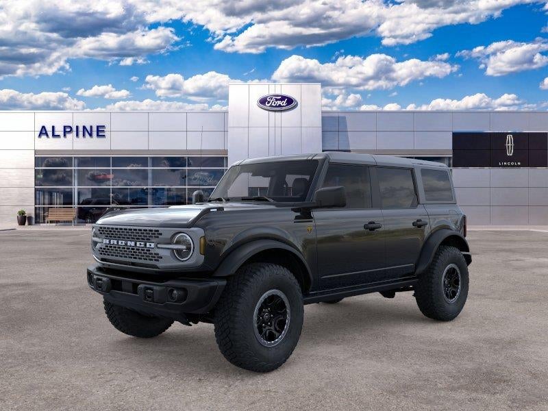 2026 Ford Bronco Badlands in Shadow Black — front three-quarter view