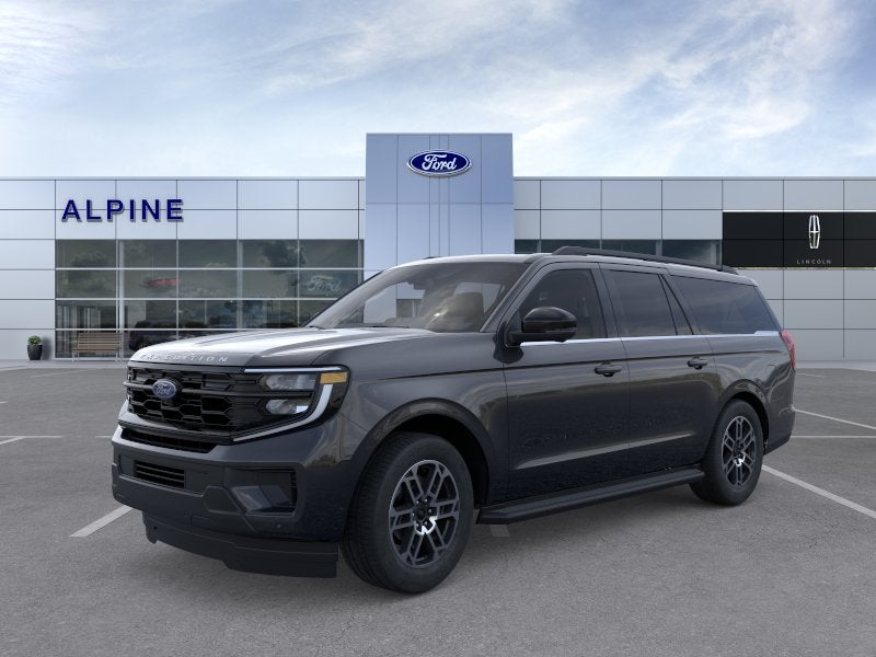 2025 Ford Expedition Max Active in Dark Matter Gray Metallic — front three-quarter view