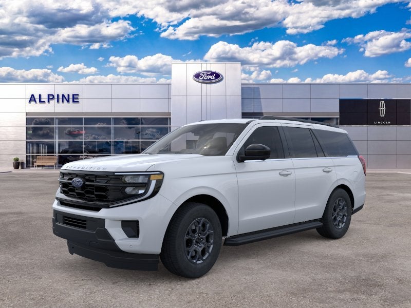 2026 Ford Expedition Active in White — front three-quarter view