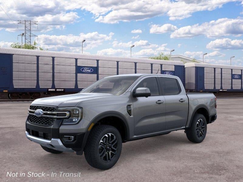 2026 Ford Ranger Lariat in Gray — front three-quarter view