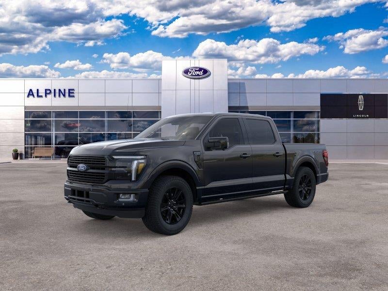 2026 Ford F-150 Platinum in Black Metallic — front three-quarter view