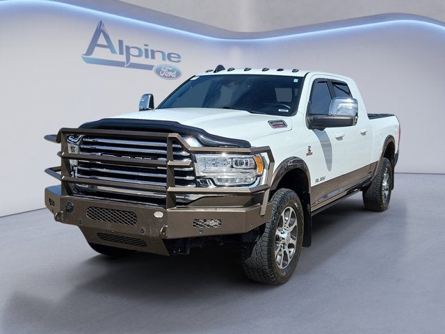 2024 RAM 2500 Longhorn in Bright White Clearcoat — front three-quarter view
