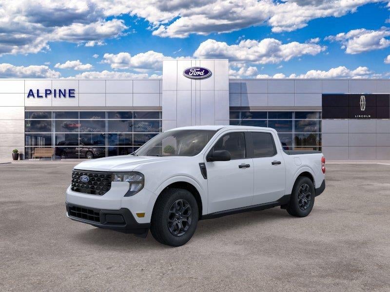 2026 Ford Maverick XLT in Oxford White — front three-quarter view